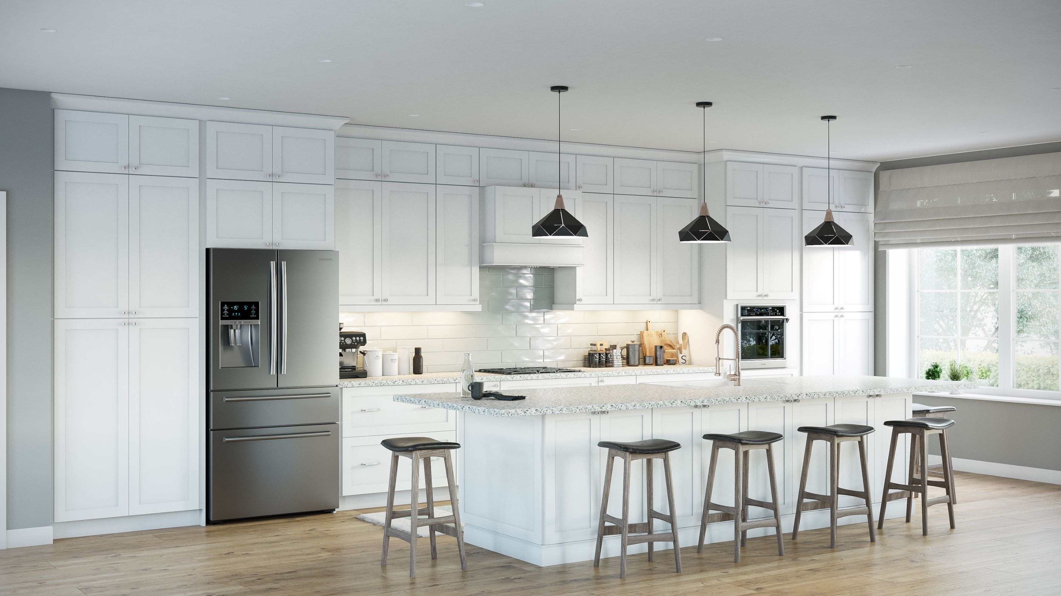 Asheville White Shaker - Pre-Assembled Cabinetry