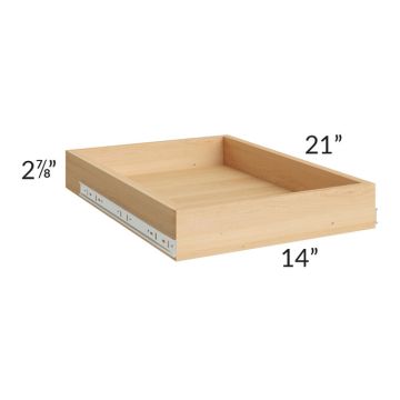 Providence White 18" Roll Out Tray with a Dovetailed Drawer Box