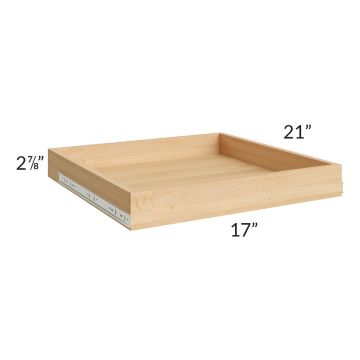 Portland Walnut 21" Roll Out Tray with a Dovetailed Drawer Box