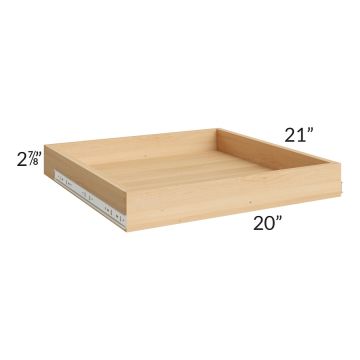 Portland Walnut 24" Roll Out Tray with a Dovetailed Drawer Box