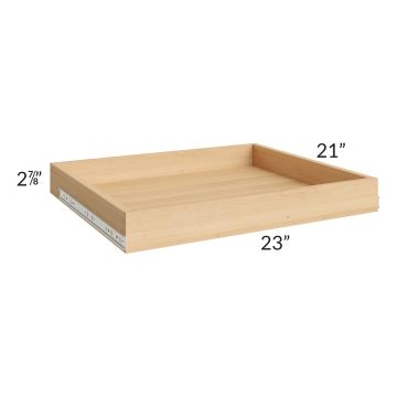Portland Walnut 27" Roll Out Tray with a Dovetailed Drawer Box