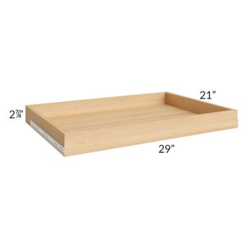 Portland Walnut 33" Roll Out Tray with a Dovetailed Drawer Box