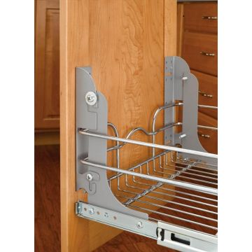 Two-Tier Chrome Cookware Organizer (Rev-A-Shelf)