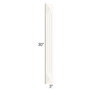 Signature Vanilla Glaze 3x30 Fluted Decorative Filler
