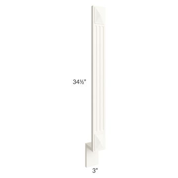 Signature Vanilla Glaze 3" Fluted Decorative Base Filler 