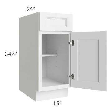 Providence White 15" Base Cabinet