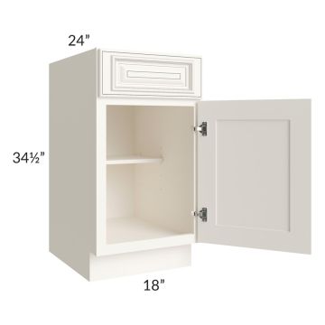 Signature Vanilla Glaze 18" Base Cabinet