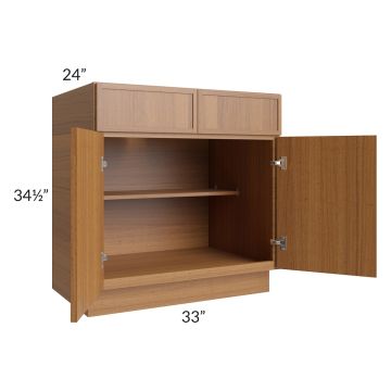 Portland Walnut 33" Base Cabinet 