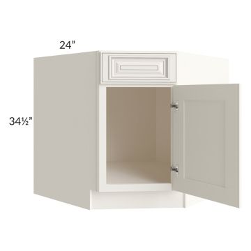 Signature Vanilla Glaze 36" Base Diagonal Corner Sink Cabinet