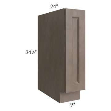Providence Natural Grey 09" Base Pull-Out Spice Rack  