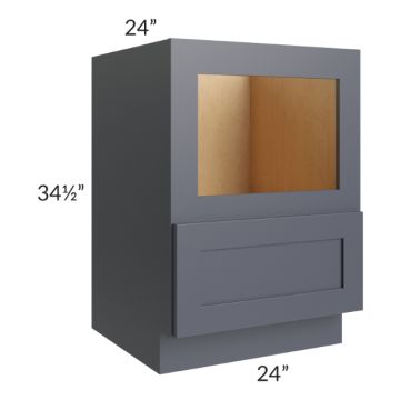 Midtown Indigo Shaker 24" Base Microwave Cabinet