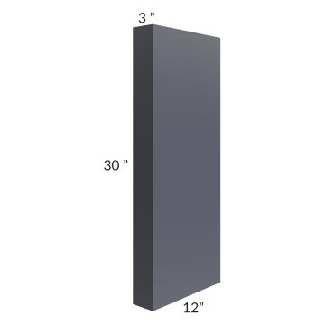 Midtown Indigo Shaker 3x30 Wall Column (12" depth)