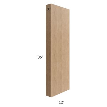 Vienna Rift Oak 3x36 Wall Column (12" depth)