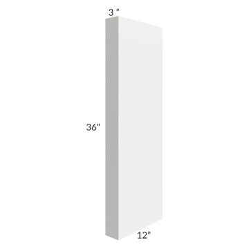 Union White 3x36 Wall Column (12" depth)