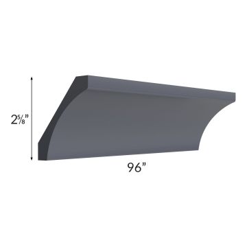 Midtown Indigo Shaker Cove Crown Molding