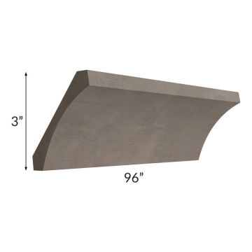 Natural Grey Shaker Cove Crown Molding