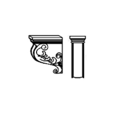 Signature Vanilla Large Decorative Corbel