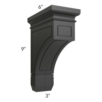 Artisan Black Shaker Large Decorative Corbel
