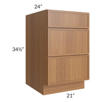 Portland Walnut 21" Drawer Base Cabinet 