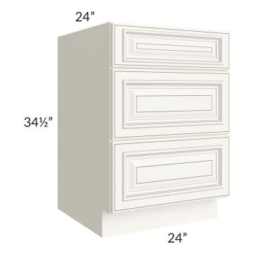 Signature Vanilla Glaze 24" Drawer Base Cabinet