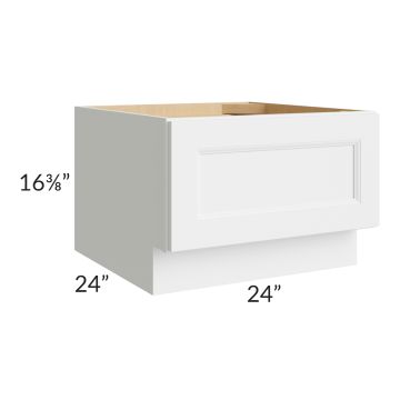 Union White 24" Drawer Bench Seat