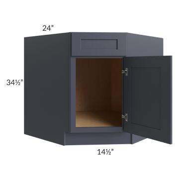 Midtown Indigo Shaker 36" Diagonal Corner Sink Base