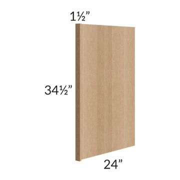 Vienna Rift Oak 1-1/2" Appliance End Panel