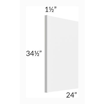 Union White 1-1/2" Appliance End Panel