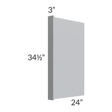 Asheville Grey Shaker Dishwasher / Appliance End Panel