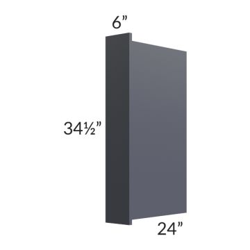 Midtown Indigo Shaker 6" Appliance End Panel
