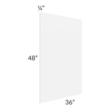 Providence White 48x36 Finished Back Panel