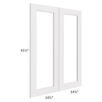 Tuscan Cloud 30x42 Clear Glass Door (Cabinet Sold Separately)