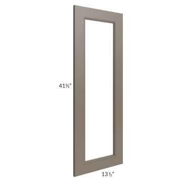 Tuscan Stone Clear Glass Door for a 24x42 Diagonal Corner Wall Cabinet (Cabinet Sold Separately)