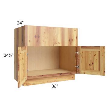 Rustic Shaker 36" Farm Sink Base