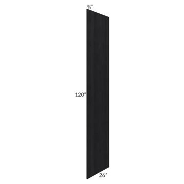Township Rift Black Oak 26x120 Refrigerator End Panel