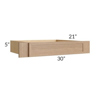 Vienna Rift Oak 30" Vanity Knee Drawer (Trimmable to 24")
