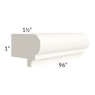 Signature Vanilla Glaze 96" Light Rail Molding