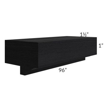 Township Rift Black Oak 8' Contemporary Light Rail Molding