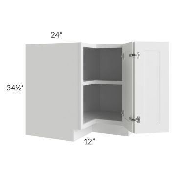 24x42 Corner Wall Cabinet (No Door) To Be Used With A Glass Door