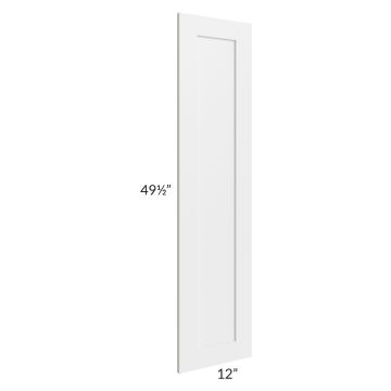 Asheville White Shaker Tall Decorative Base End Panel