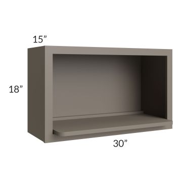 Tuscan Stone 30x18 Microwave Wall Cabinet