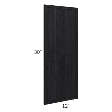 Township Rift Black Oak 30" Wall Decorative End Panel