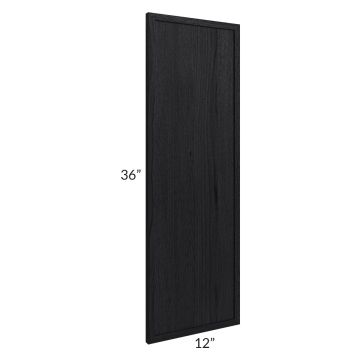 Township Rift Black Oak 36" Wall Decorative End Panel
