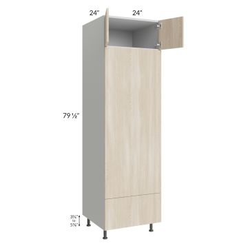 Milan Natural 24x84 Double Oven Cabinet