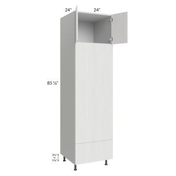 Milan Cream 24x90 Double Oven Cabinet