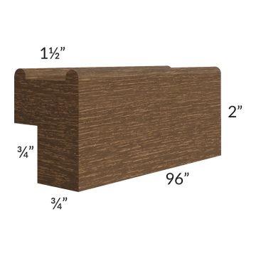 Royal Bronze Shaker 96" Light Rail Molding