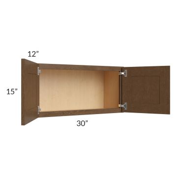 Royal Bronze Shaker 30x15 Wall Cabinet