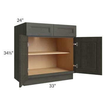 Charlotte Dark Grey 33" Base Cabinet