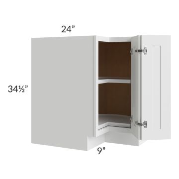 Belfast White 33" Lazy Susan Base Cabinet