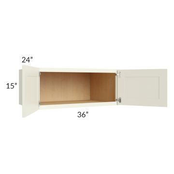Linen Shaker 36x15x24 Wall Cabinet 
